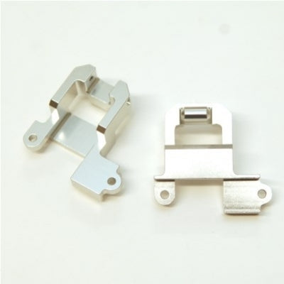 STRC Aluminum Rear Shock Tower / Panhard Mount (1 Pair) TRX-4 (Silver)