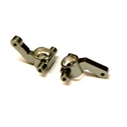 STRC Aluminum Steering Knuckles for Associated DR10 - Gun Metal (2)