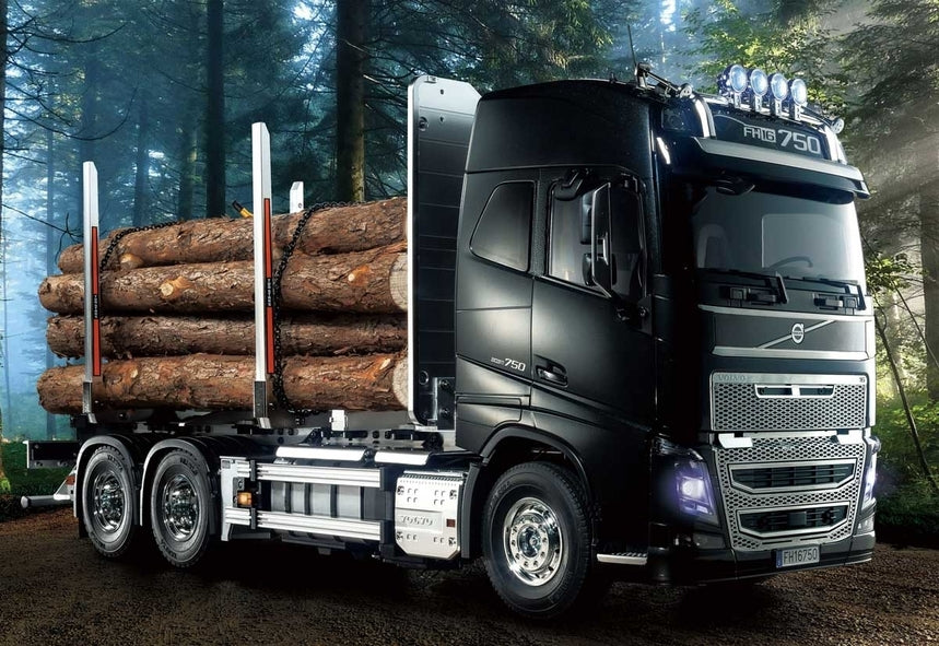 Tamiya RC Volvo FH16 Globetrotter 750 6x4 1/14 Scale Timber Truck Kit
