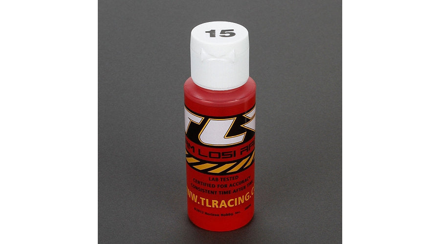 Team Losi Racing Silicone Shock Oil (15wt, 2oz)