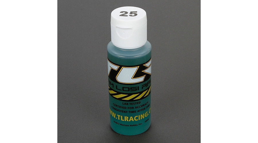Team Losi Racing Silicone Shock Oil (25wt, 2oz)