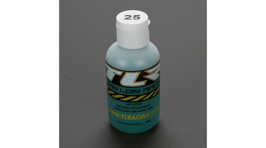 Team Losi Racing Silicone Shock Oil (25wt, 4oz)