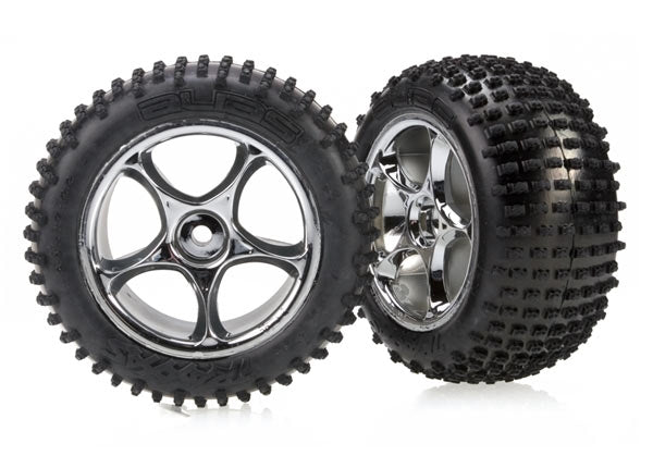 Traxxas Tracer 2.2" Chrome Alias (2) Bandit Rear Soft