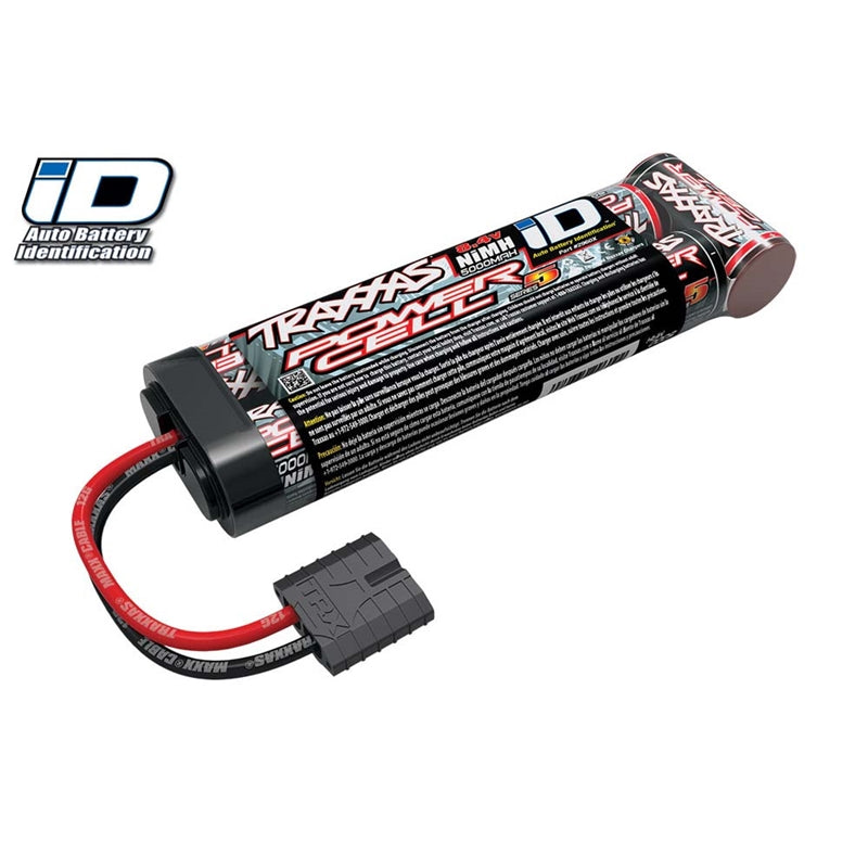 Traxxas 7-Cell 8.4V 5000mAh NiMH Flat Battery with iD Connector