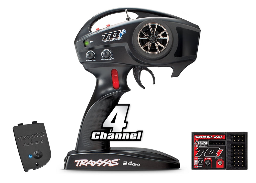 Traxxas TQi 2.4GHz 4-Channel Transmitter with Traxxas Link Wireless Module and TSM Receiver
