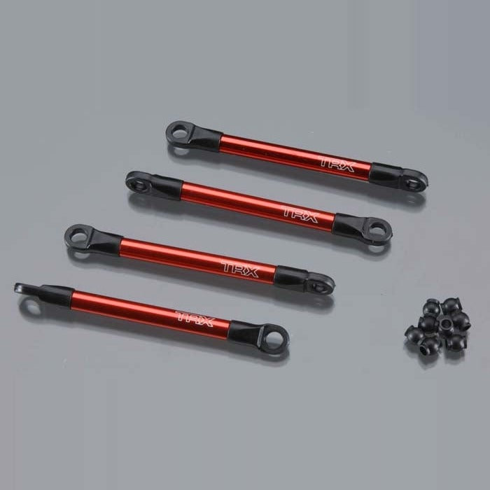 Traxxas Aluminum Pushrod Red 1/16 E-Revo VXL (4)