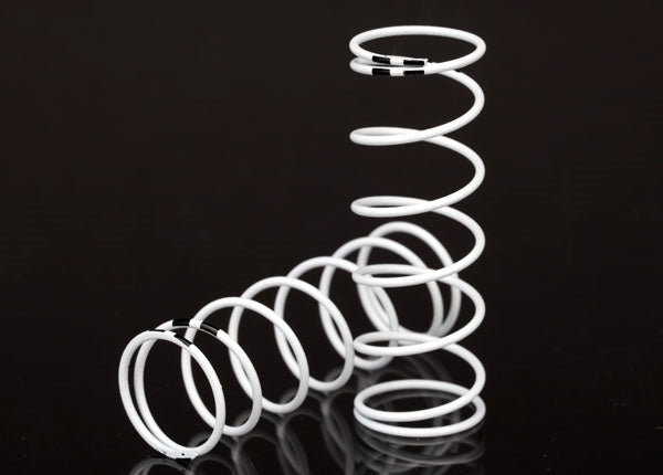 Traxxas Spring, Shock, White (GTR XX-Long) (0.874 Rate Black) (1 Pair)