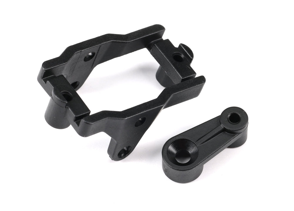 Traxxas Servo steering mount and servo horn, TRX-4M