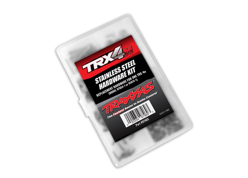 Traxxas Hardware kit, stainless steel, complete, TRX-4M