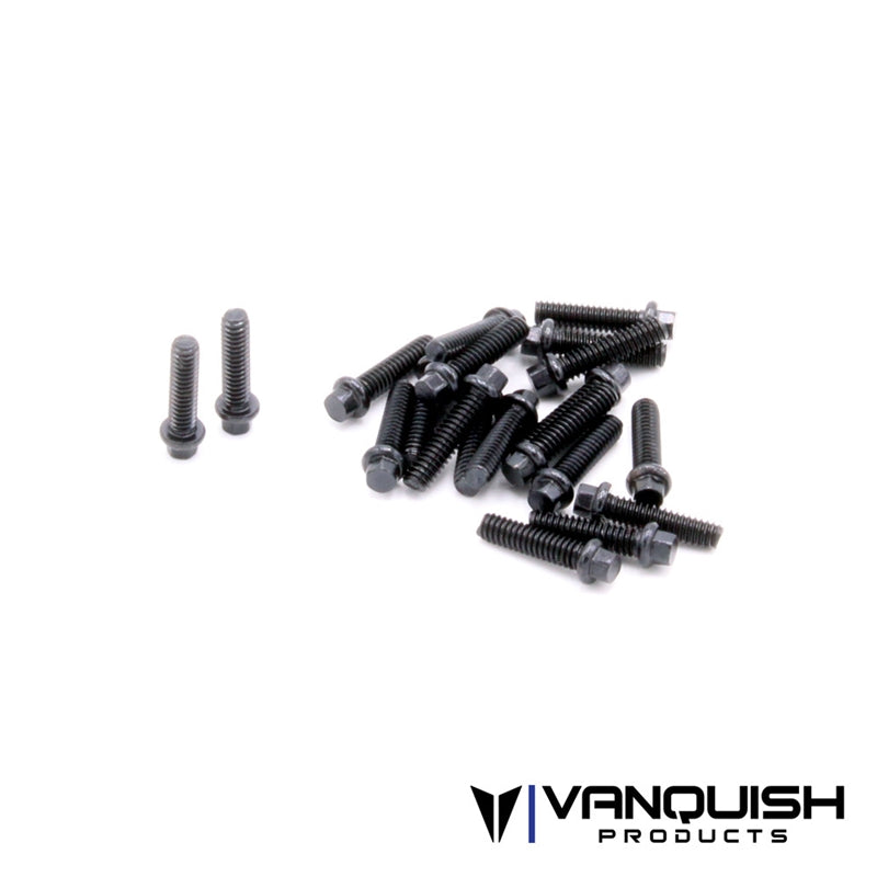 Vanquish Products M2 x 8mm Scale Hardware - Black (20)