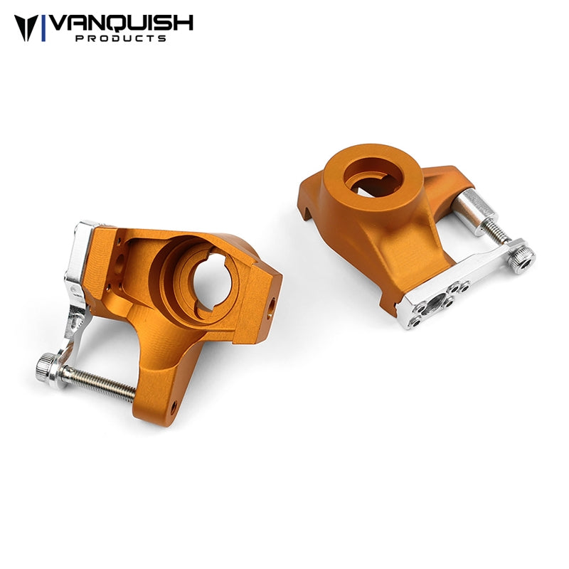 Vanquish Products Axial SCX10 II Knuckles Orange Anodized
