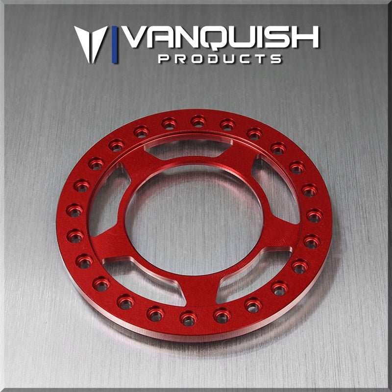 Vanquish Products 1.9" Spyder Beadlock Ring Red Anodized (1)