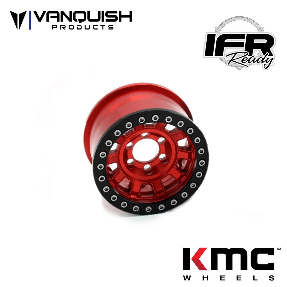 Vanquish Products Single KMC 1.9" KM236 Tank Red Anodized (1)