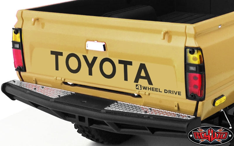 RC4WD Metal Rear Emblem for TF2 Mojave Body (Black)