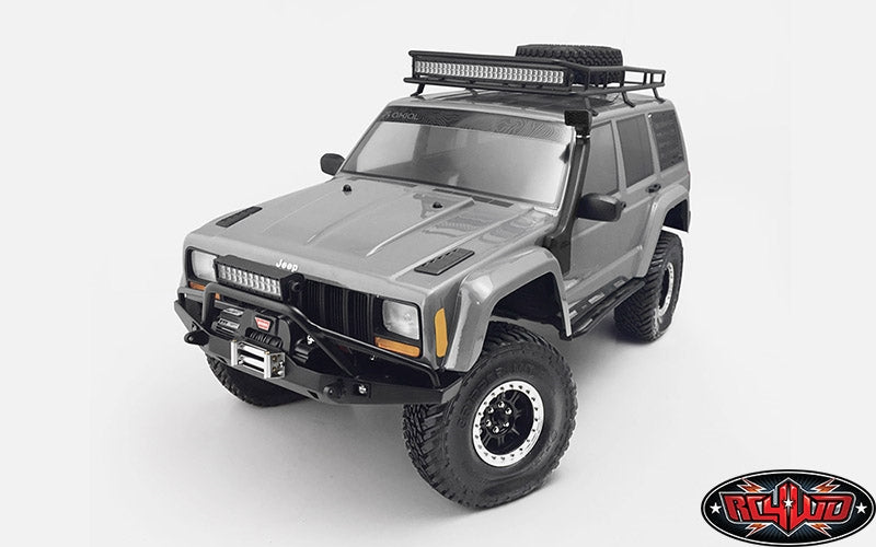 RC4WD Solid Front Bumper for Axial SCX10 II XJ (Black)