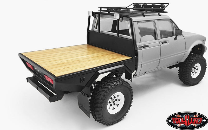 RC4WD Wood Flatbed w/Mudflaps for Mojave II Four Door Body Set