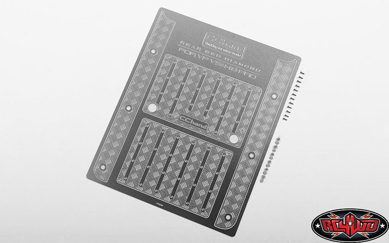 RC4WD Rear Bed Diamond Plate for Vanquish VS4-10 Origin Body