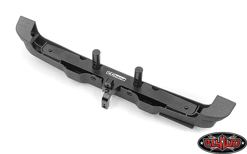 RC4WD OEM Rear Bumper with Tow Hook for Axial 1/10 SCX10 III Jeep JLU Wrangler