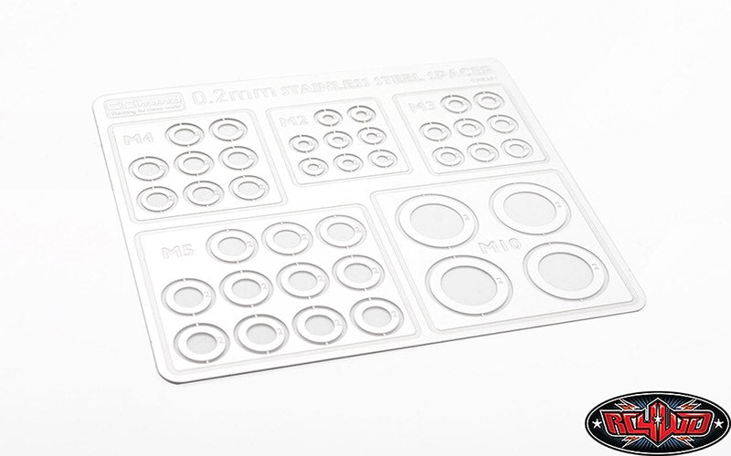RC4WD Stainless Steel 0.2mm Shim Assortment