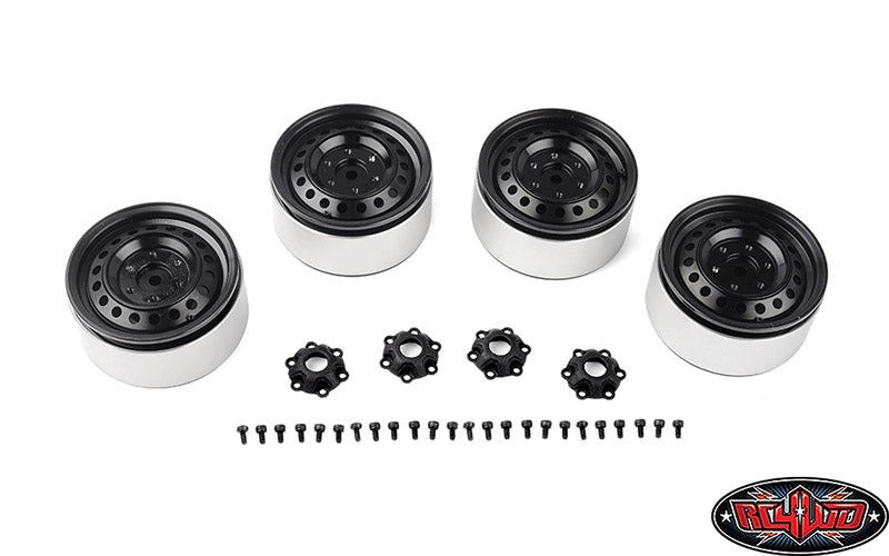 RC4WD Rad 1.9" Aluminum Internal Beadlock Wheels (Black) (4)
