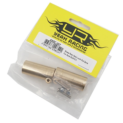 Yeah Racing Brass Rear Axle Lock Out For Axial SCX10 II (2)