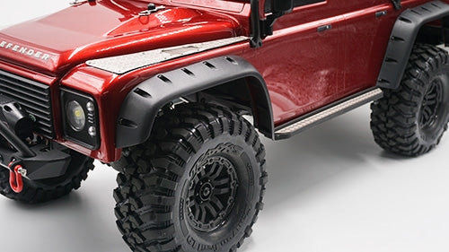 Yeah Racing Stainless Steel Front Hood Side Diamond Plate - TRX-4