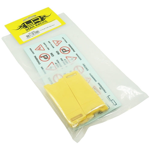 Yeah Racing 1/10 Scale Traffic Sign Accessory 6pcs