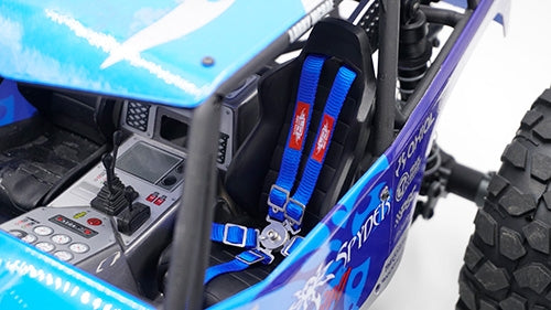 Yeah Racing Scale Accessory Safety Belt Black For 1/10 RC Crawler