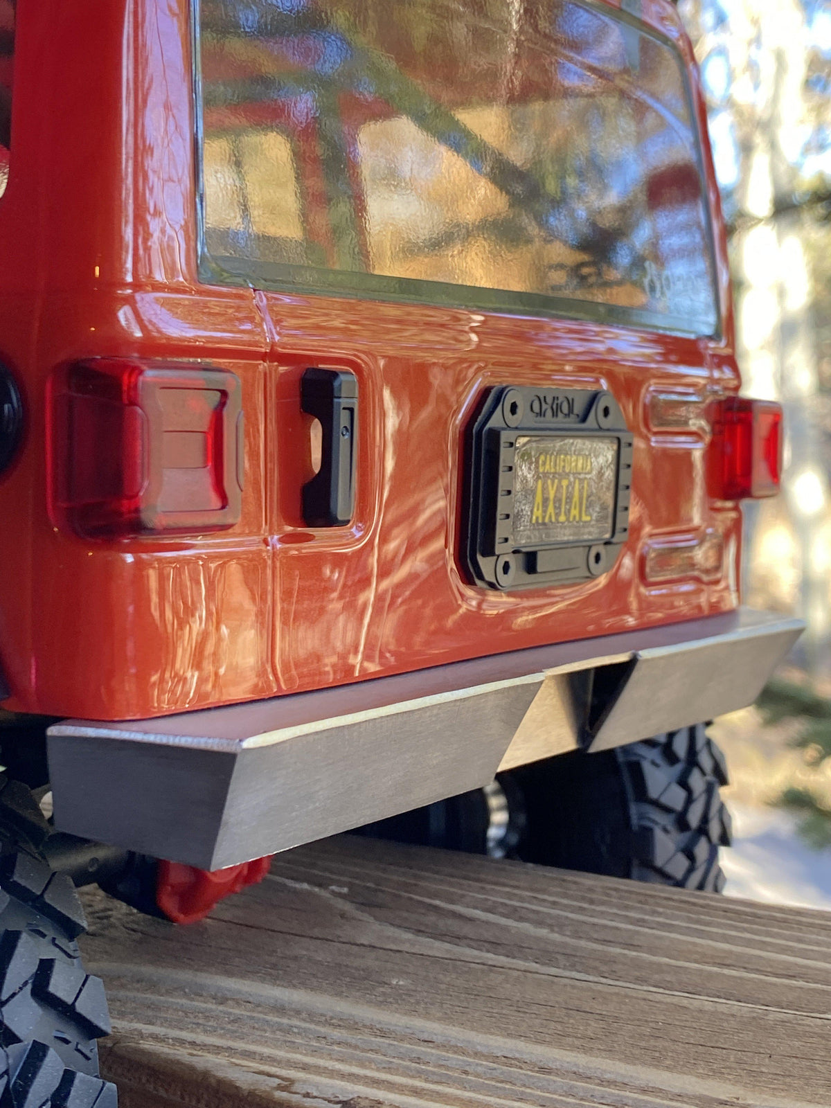 ScalerFab SCX10 III Jeep Wrangler JLU Rear Bumper with Shackle Mounts