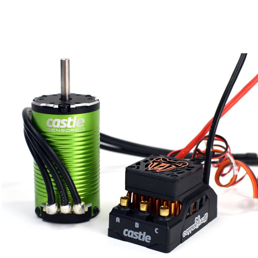 Castle Creations Copperhead 10 ESC with 1412-3200kV Motor Combo (5mm Shaft)
