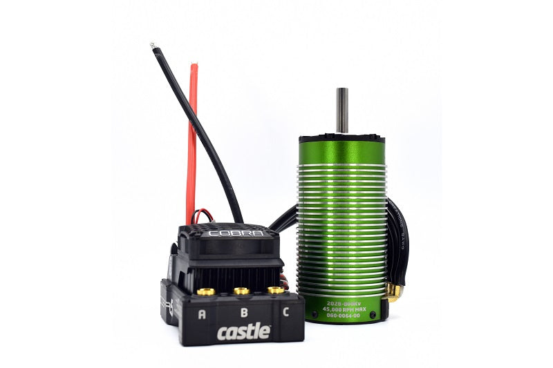 Castle Creations Cobra 5 8S ESC (33.6V, 20A Peak BEC) with 2028-800kV Motor