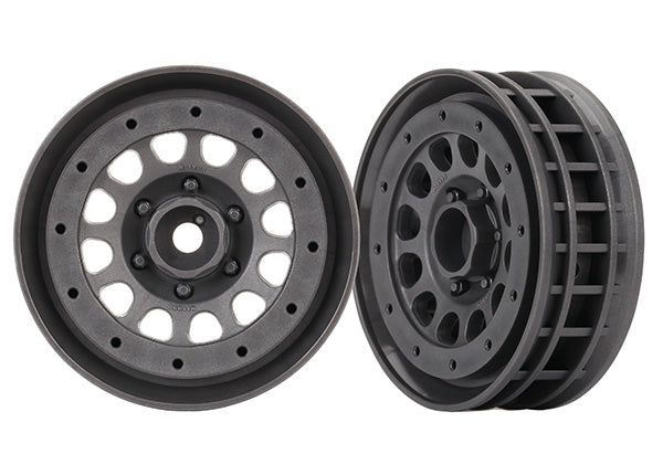 Traxxas Wheels Method 105 1.9" Beadlock (Charcoal Gray) (2)
