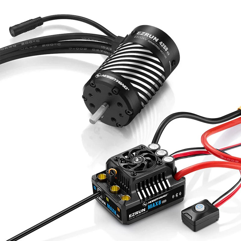 Hobbywing EzRun MAX8 GS2 ESC with 4268SD G2R 2500kV Motor Combo (3-6S)