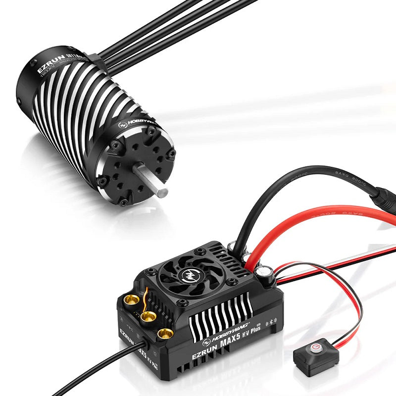 Hobbywing EzRun MAX5 HV Plus G2 ESC with 56118SL G2 1600kV Motor Combo