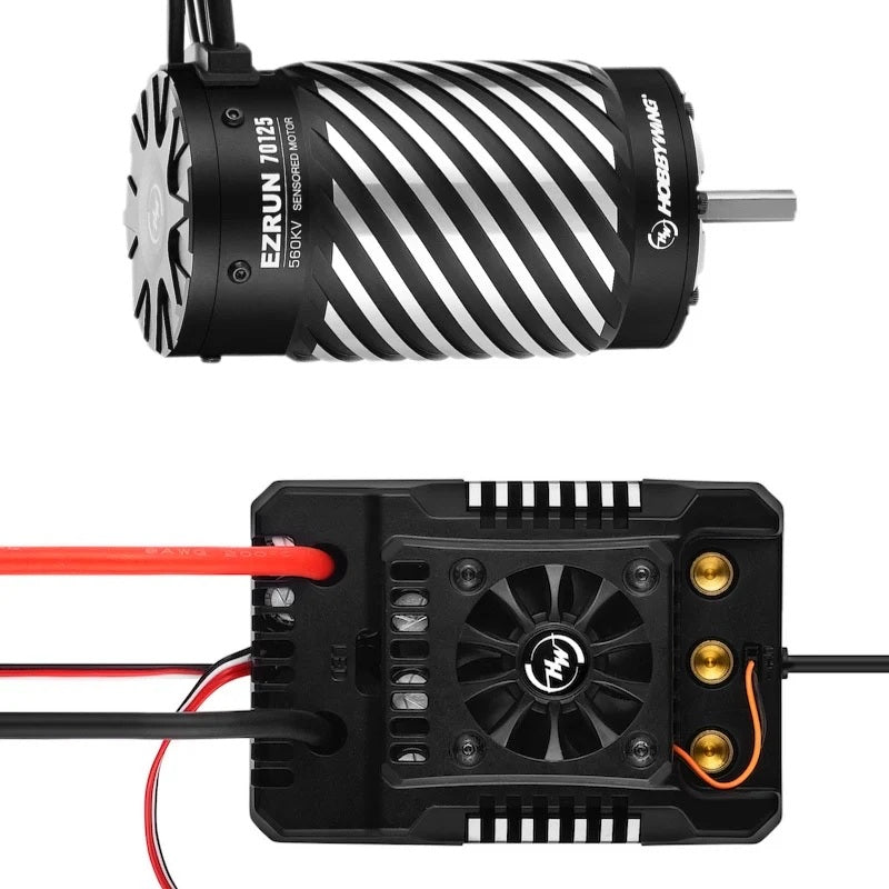 Hobbywing EzRun MAX4 HV Plus ESC with 70125 560kV Motor Combo