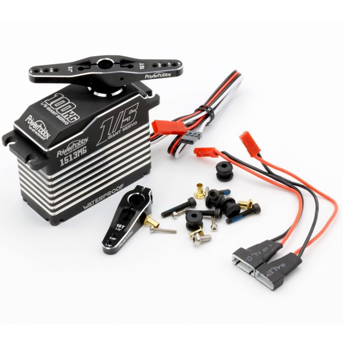 Powerhobby 1513MG 1/5 Aluminum Waterproof High Torque Brushless Servo (3S)
