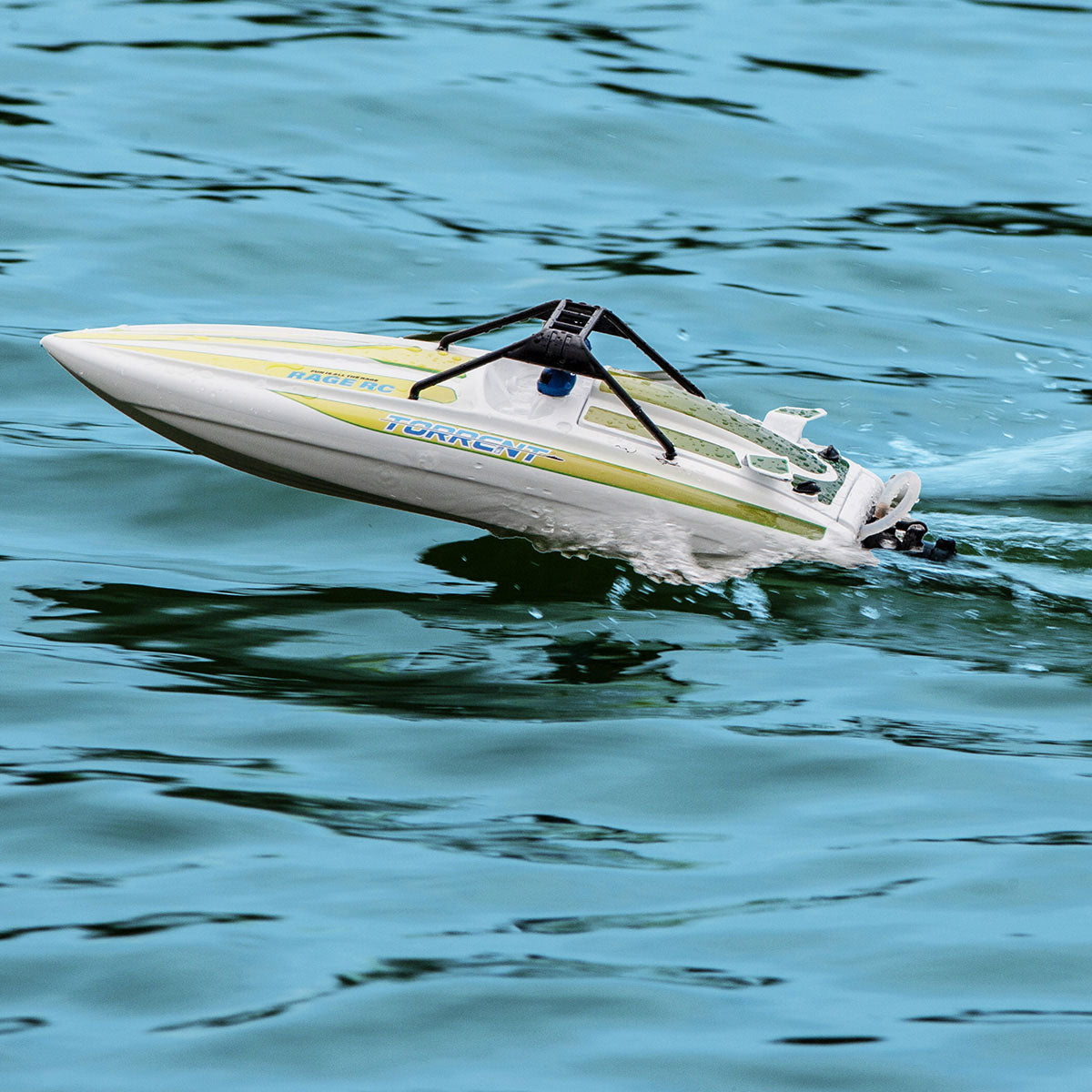 Rage RC Torrent 450BL Brushless Jet Boat RTR - Green