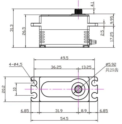 Reef's RC RAW 800LP Brass Edition Programmable Servo