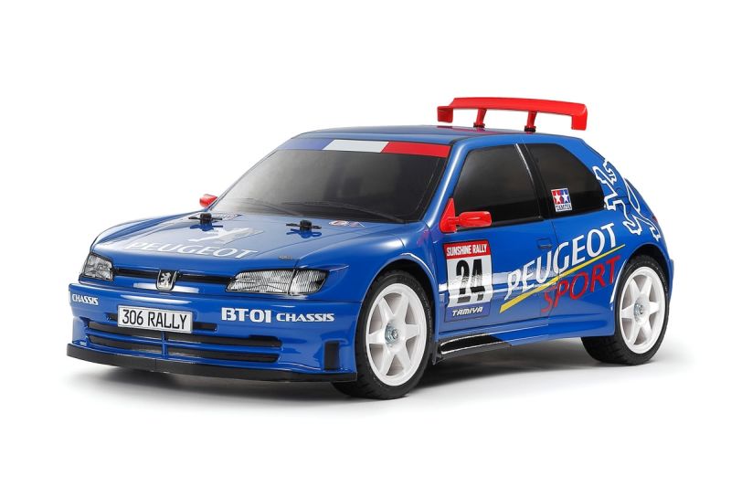 Tamiya Peugeot 306 Maxi BT-01 1/10 Car Kit - Blue Painted Body