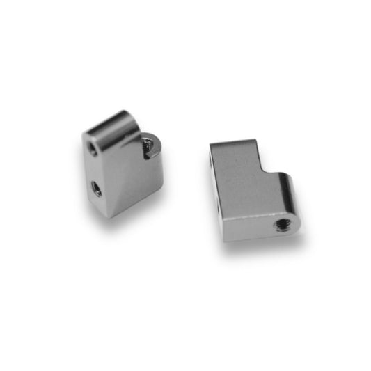 ST Racing Concepts Aluminum Steering Servo Mounts for Associated DR10 (2) - Gun Metal