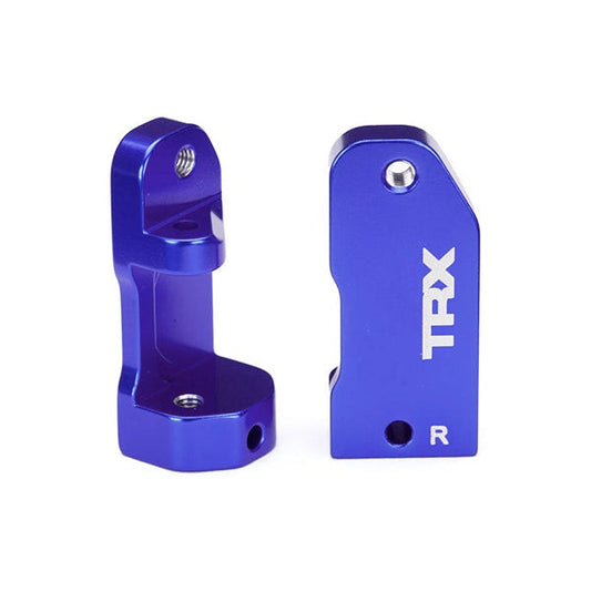 Traxxas 30 Deg Caster Blocks Blue Slash Rustler Stampede