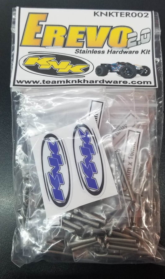 Team KNK Traxxas E Revo 2.0 Stainless Hardware Kit