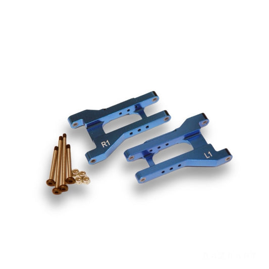 ST Racing Concepts Aluminum Rear Toe-In Reducing A-Arm Kit for Traxxas Drag Slash - Blue