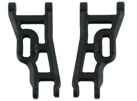 RPM Front A-arms (2) Black Rustler 2wd / Stampede 2wd / Slash 2wd
