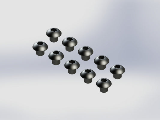 ARRMA M3 x 3mm Button Head Hex Machine Screw