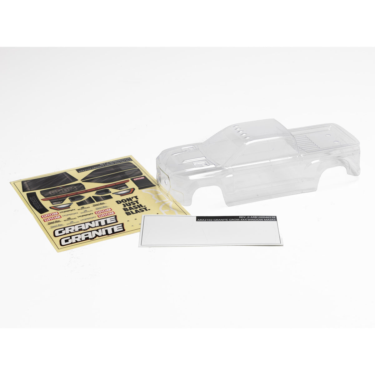 ARRMA Granite GROM Body (Clear)