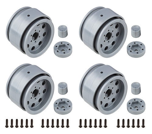 Element RC The Ocho 1.9" Wheels Silver (4)