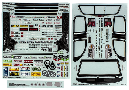 Element RC Knightrunner Decal Sheet