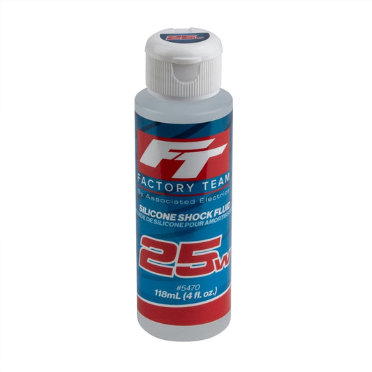 Factory Team Silicone Shock Fluid, 25wt / 275 cSt (4oz)
