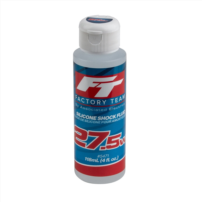 Factory Team Silicone Shock Fluid, 27.5wt / 313 cSt (4oz)